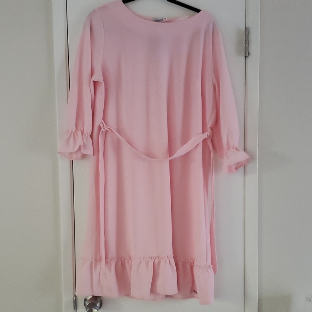 NWT Numoco Pink Ruffle Dress